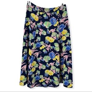 Talbots Floral Skirt Size 4P